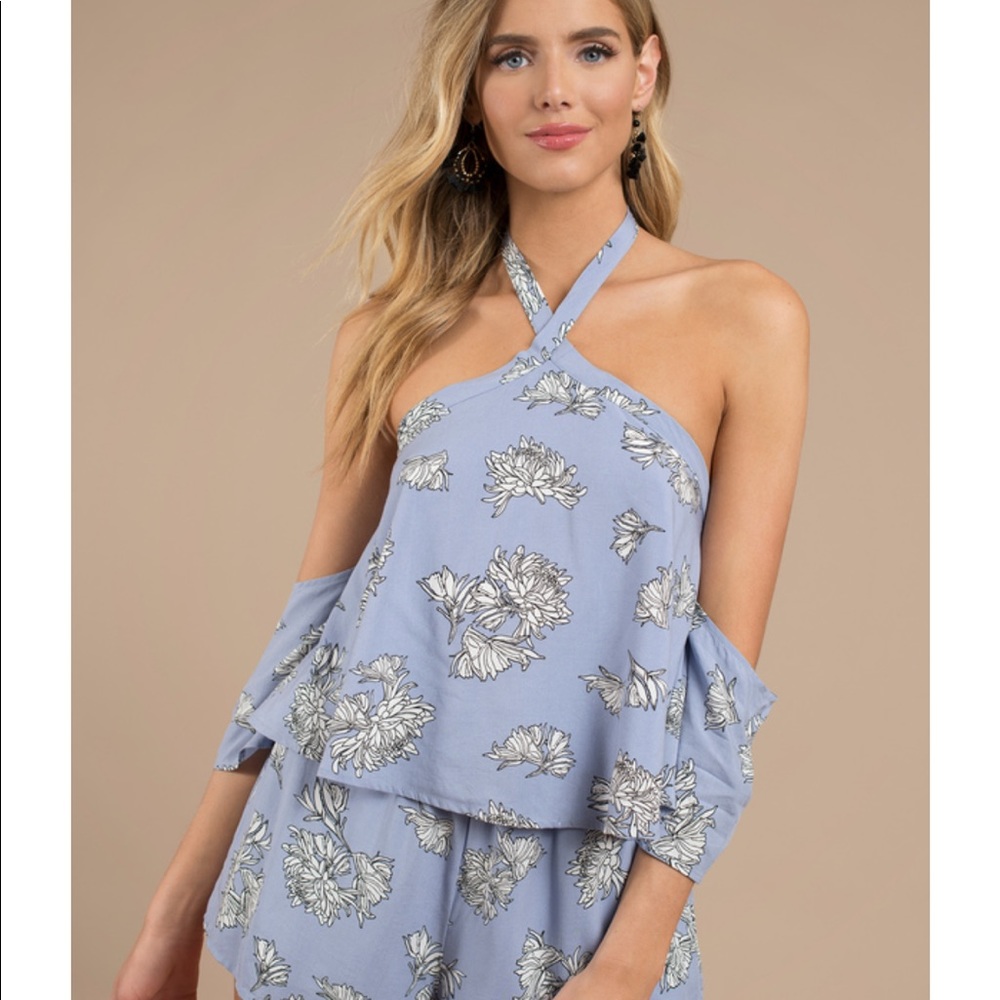 Light Blue Tobi Top